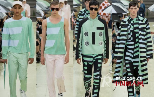 2015春夏男装流行什么颜色 Kenzo 2015春夏男装发布色彩分析
