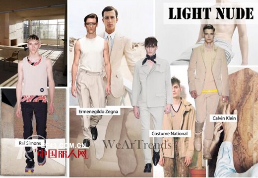 2015春夏男装时装周色彩:骚“粉”弄姿的季节