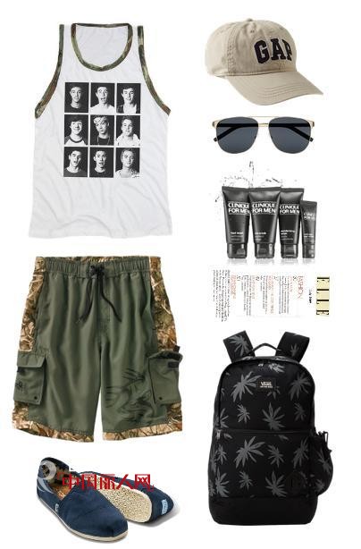 男士背心搭配 潮男背心搭配什么裤子