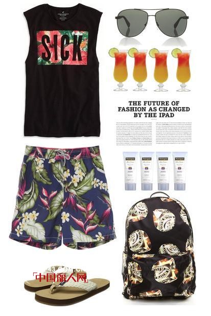 男士背心搭配 潮男背心搭配什么裤子