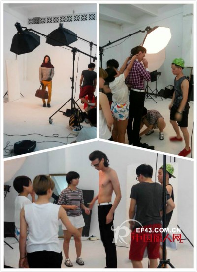 深东浩男装2014年秋冬品牌形象画册拍摄现场花絮