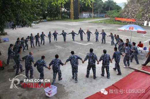 雷索思携手东莞观音山拓展基地 进行第一次户外拓展训练