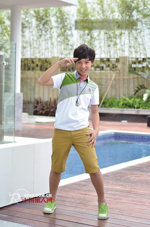 向时尚爸爸看齐,OFFSIDE少年装帅气短裤潮搭玩转清爽风