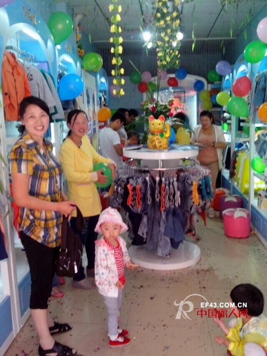 热烈祝贺贝乐鼠品牌童装甘肃陇西店隆重开业