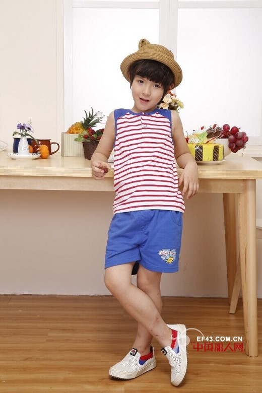 海军风格搭配  贝乐鼠穿搭方案:夏天少不了的海军风