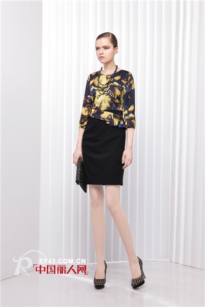 七夕优雅着装推荐 JZ玖姿女装2014夏季新款