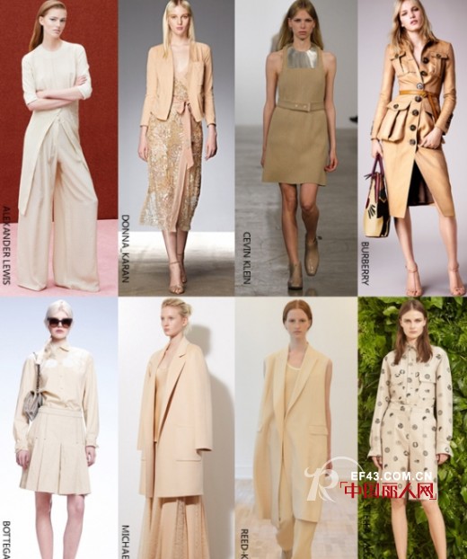 2015早春色彩流行趋势 优雅白领跑