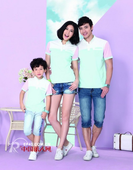 亲子装夏装2014款 《爸爸去哪儿2》写着中国两字亲子装搭配