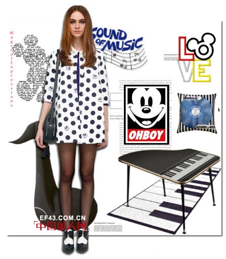 纳俪2014秋款女装系列上市:教你波点外套最新搭配技巧