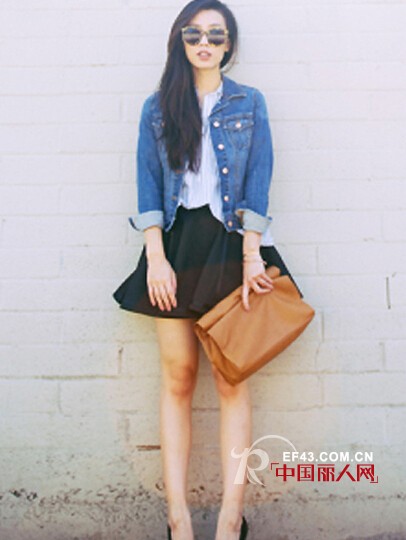 早秋牛仔外套休闲搭配 牛仔外套怎么搭配好看