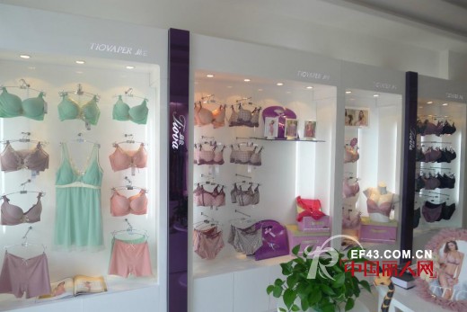 体会客户终端店形象释出 内衣店陈列装修