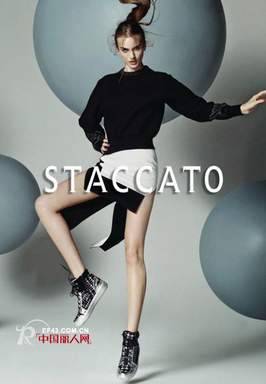 STACCATO思加图女鞋秋季新款 经典黑白鞋包新款