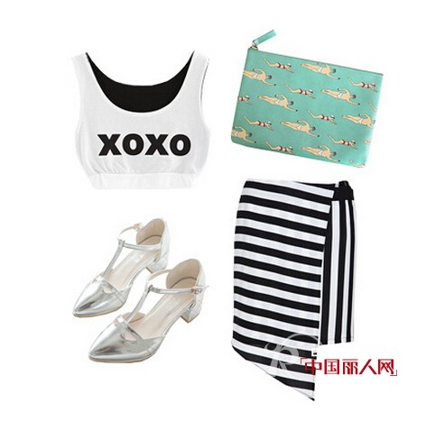 街拍女装要怎么搭配 2014夏季女装街拍搭配