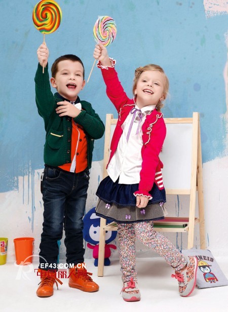 针织外套搭配 杰米兰帝童装秋冬针织衫搭配