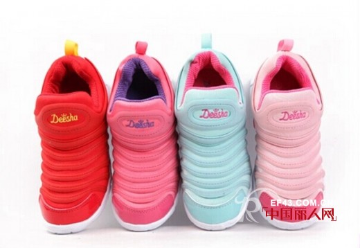 跳跃的毛毛虫 笛莎2014新款女童鞋 解放双脚任意行走