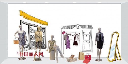 秋冬女装橱窗陈列设计效果图 秋冬新品上市橱窗应该怎么陈列 秋冬女装橱窗陈列设计效果图 秋冬新品上市橱窗应该怎么陈列