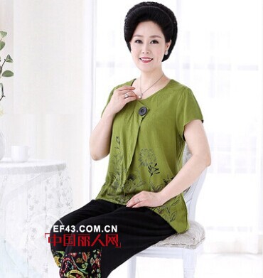 中老年夏装怎么搭配更好看?  中老年女装夏装的搭配技巧