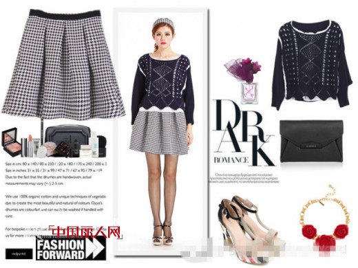 JOY snow bound 魔法森林之千鸟格的花漾魅力