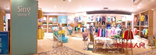 恭祝欣薇尔品牌童装郑州金博大商场63平米边厅店盛大开业!