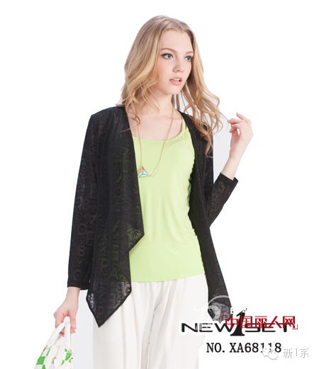 夏秋之交,外开衫时尚保暖两相宜