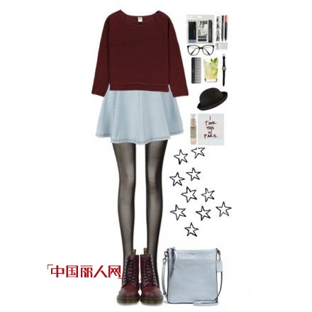 毛衣配短裙 秋季针织毛衣怎么搭配