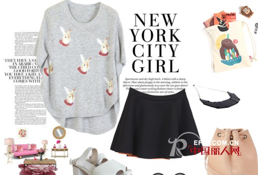 套头针织衫在秋天好穿吗  套头针织衫搭配半身裙好看吗