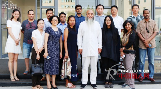 柬,缅,巴,沙,孟驻华商务参赞一行参观舒朗