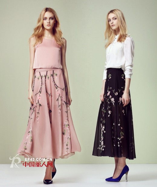 名媛坊女装告诉你:九分裤以及长裙在秋季应该怎么搭配比较好