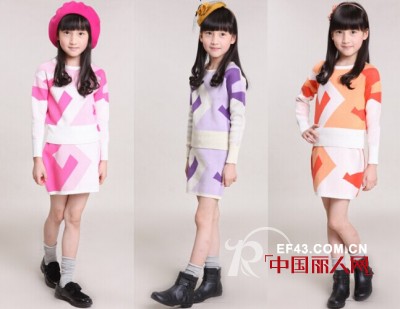 [DEESHA笛莎]品味优雅超质感趣味毛衣套装