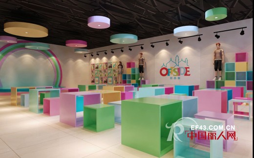 “OFFSIDE 越位”第五代店面形象:七彩流动的“视”界