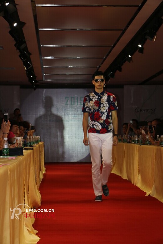 卡度尼男装2015年春夏新品发布会暨第十七届订货会圆满结束