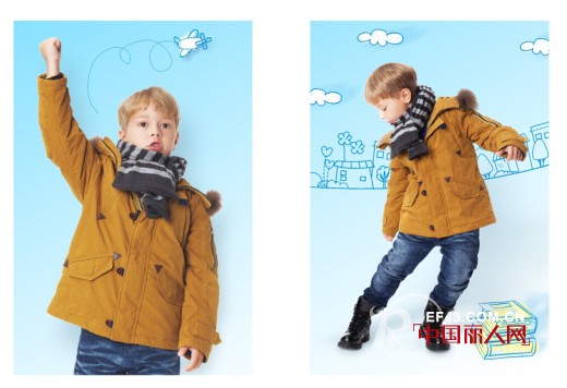 缤果动漫童装秋冬流行款式搭配 2014童装最流行搭配