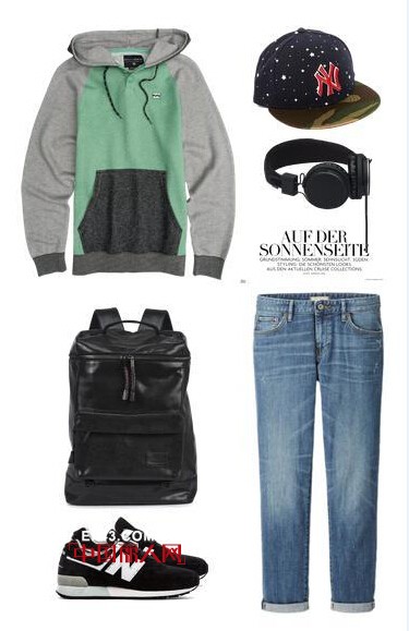 男士卫衣款式搭配 男士卫衣配什么裤子好看