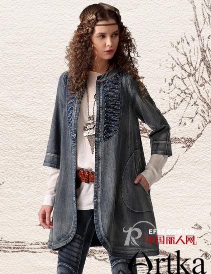 韩都衣舍牛仔外套搭配 Artka开衫外套怎么搭配好看