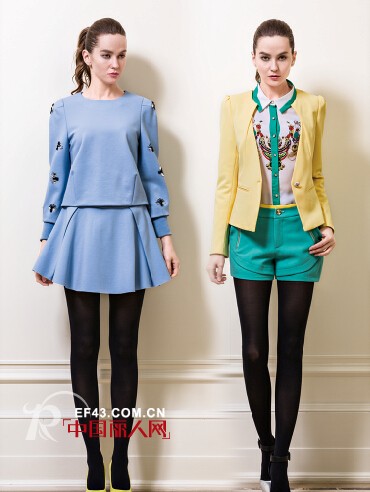 迪笛欧2014秋装新品 感受色彩带来的视觉冲击