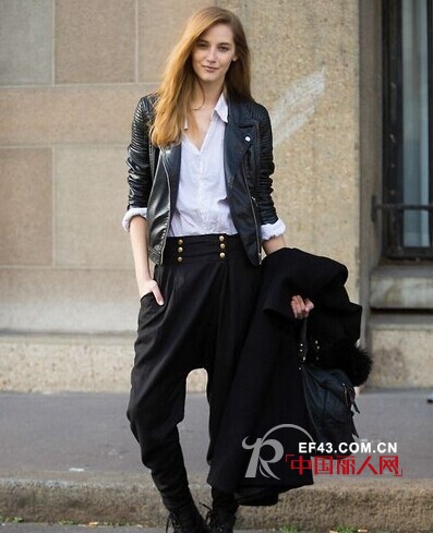 大粗腿怎么办?  时尚哈伦裤帮你修饰腿型超显瘦