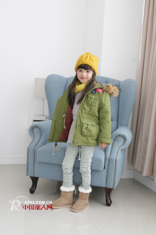 韩国童装品牌G-Brand金尚2014秋冬新款上市 童装风衣款式搭配