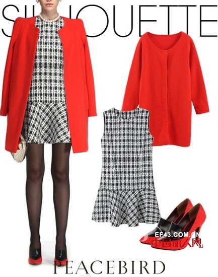 太平鸟时尚女装秋装新款  摆脱沉闷一起华丽丽