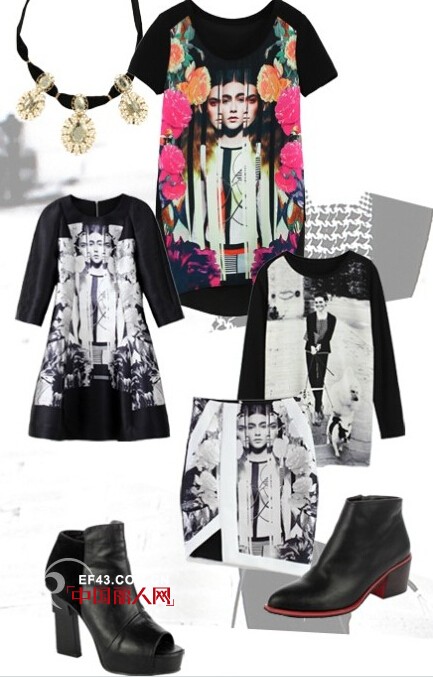 太平鸟时尚女装秋装新款  摆脱沉闷一起华丽丽