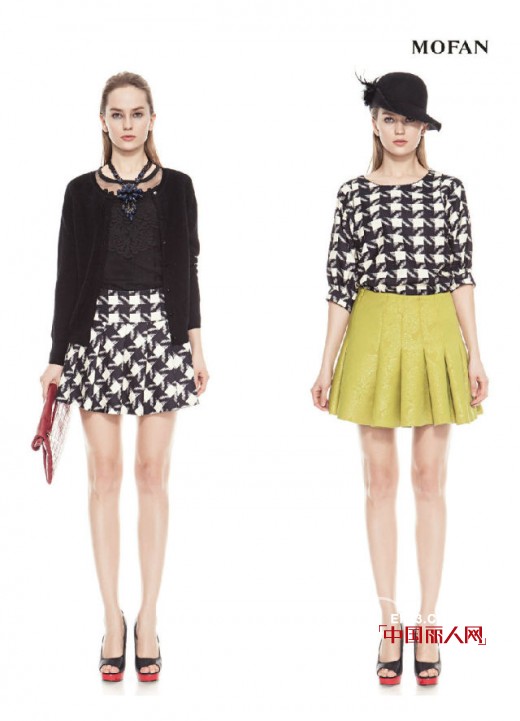 MOFAN秋新品:千鸟格,低调的优雅