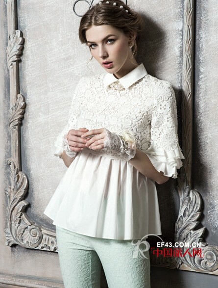 木帛秋装新品演绎时尚蕾丝风潮