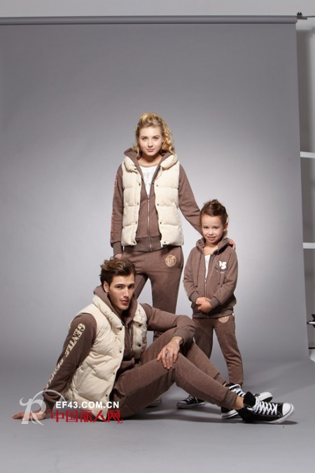 运动装套装亲子装 休闲亲子装套装