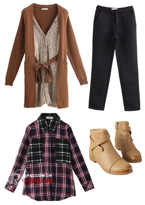 秋风凉 中长款外套时髦登场