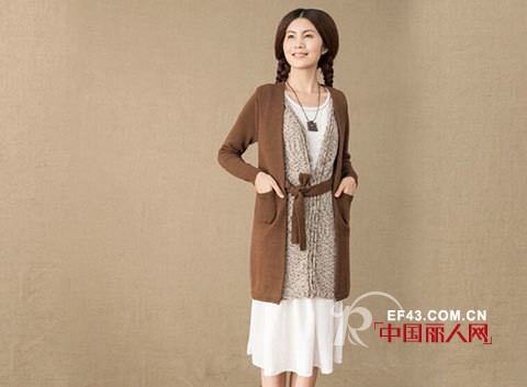 秋风凉 中长款外套时髦登场