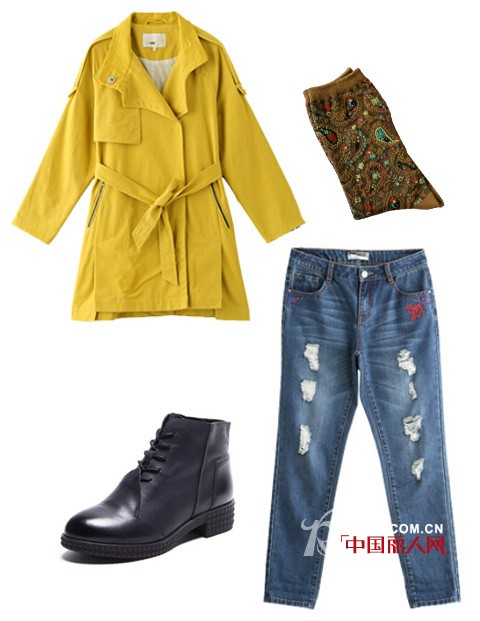 秋风凉 中长款外套时髦登场