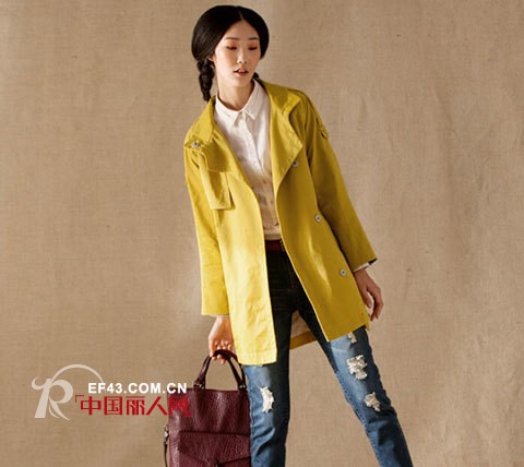 秋风凉 中长款外套时髦登场