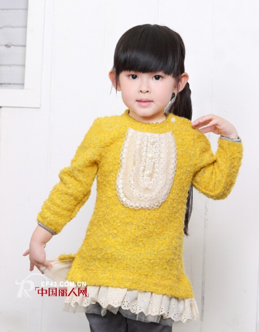 蓝眼精灵2014秋冬新款画册图片 毛衣连衣裙搭配