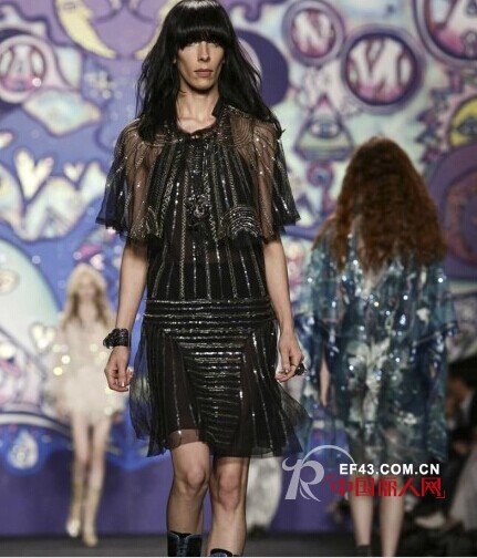 纽约时装周接近尾声  ANNA SUI发布2015春夏系列