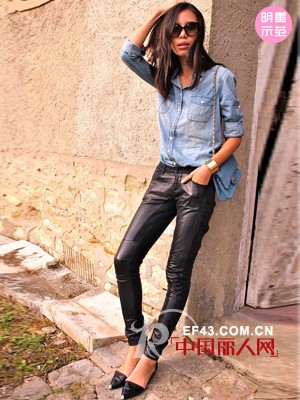 秋天穿什么裤子帅气又性感?秋天皮裤搭配最IN最拉风