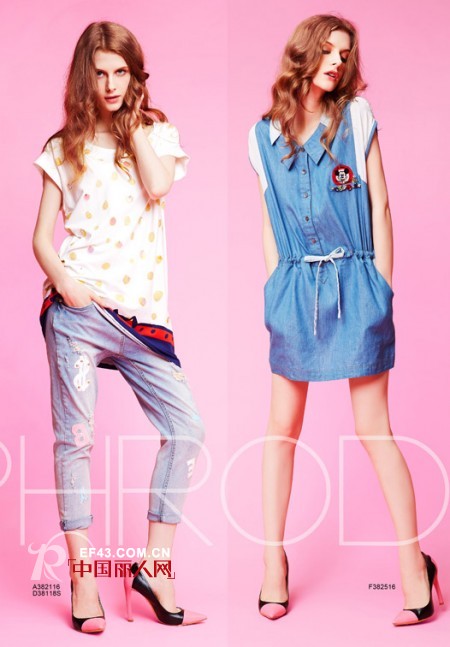 秋天里的牛仔变奏曲   牛仔裙入秋青春无极限